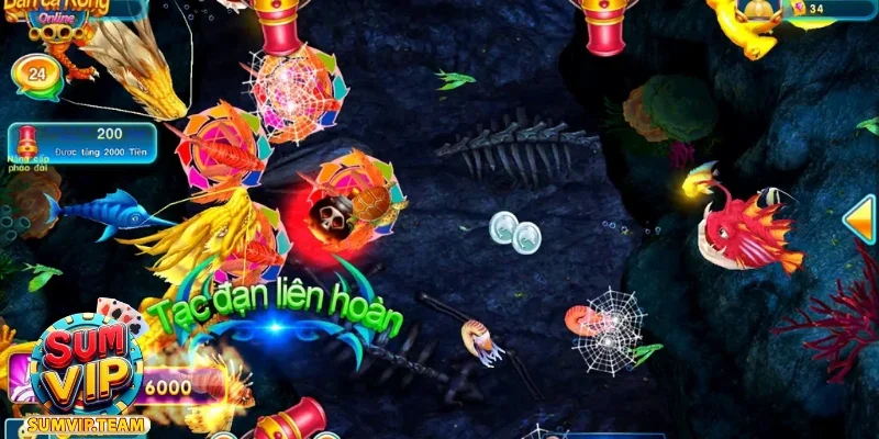 Nâng cấp vũ khí và kỹ năng trong game săn cá rồng